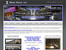 Tablet Screenshot of metal-stock.com